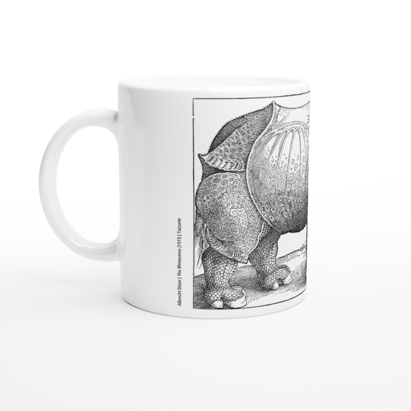 "The Rhinoceros" Mug by Albrecht Dürer