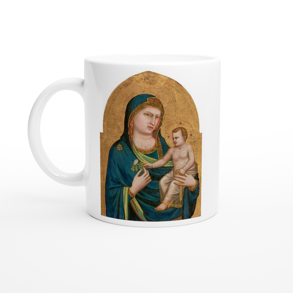 Giotto's Madonna & Child Mug- Beautifully Crafted Ceramic for Coffee, Tea, or Art Appreciation – A Great Gift for Collectors