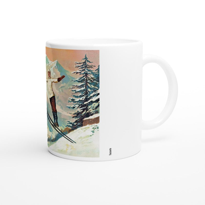 Ski Jumping Couple Mug