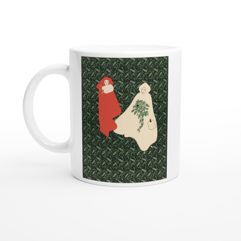 Art Nouveau Christmas Mug