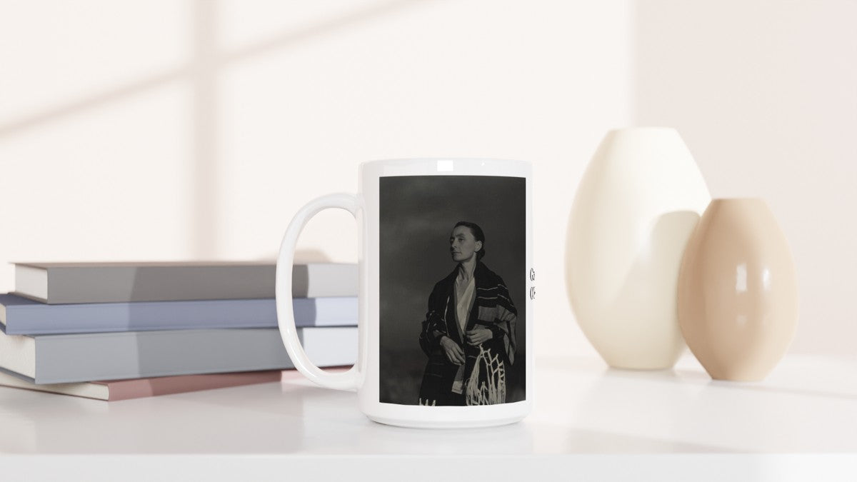 Georgia O'Keeffe Pueblo Blanket Portrait Mug - Iconic Stieglitz Photography Art