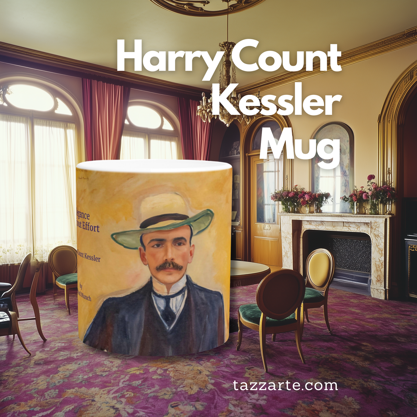 Harry Count Kessler: The Flâneur Mug by Edvard Munch