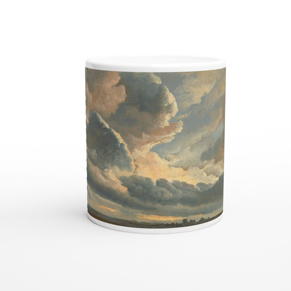Simon Denis - Cloud Study at Sunset Mug - 18th Century Roman Sky - Perfect for Morning Coffee or Afternoon Tea - Unique Gift for Art and History Lovers