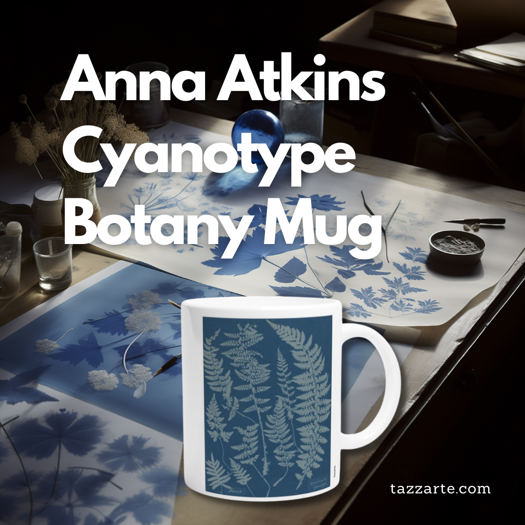 Anna Atkins Cyanotype Botany Mug