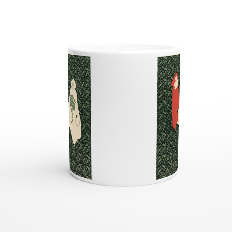 Art Nouveau Christmas Mug