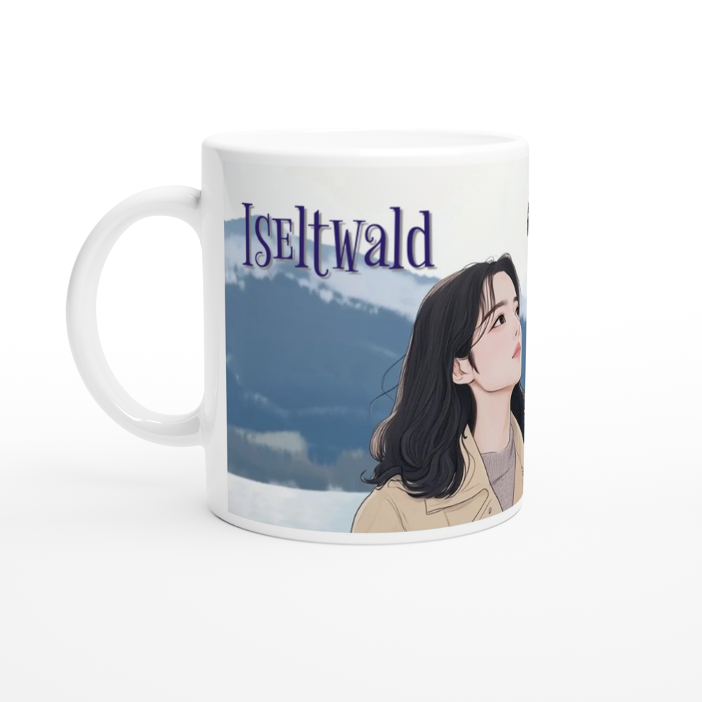 Iseltwald Piano Pier Mug - Korea Manhwa-Style Design