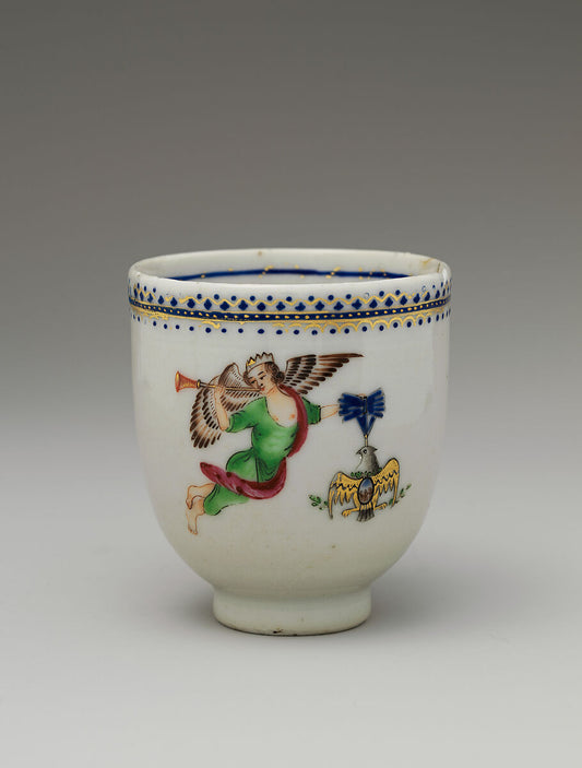 George Washington's Coffee Cup, Society of the Cincinnati, ca. 1784, Metropolitan Museum of Art