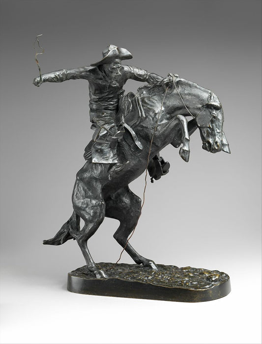 Frederic Remington, The Broncho Buster, 1895. The Metropolitan Museum of Art.