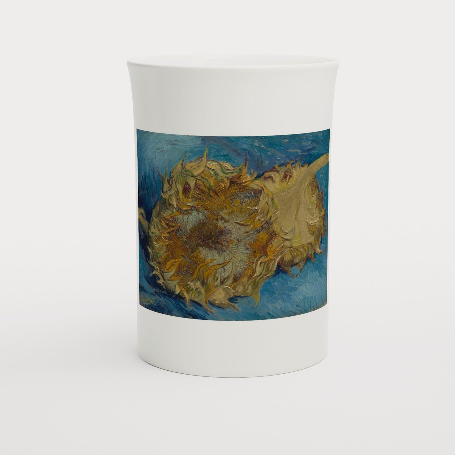 Icons of Art – Tazzarte fine porcelain mug with Van Gogh's Sunflowers, 1887