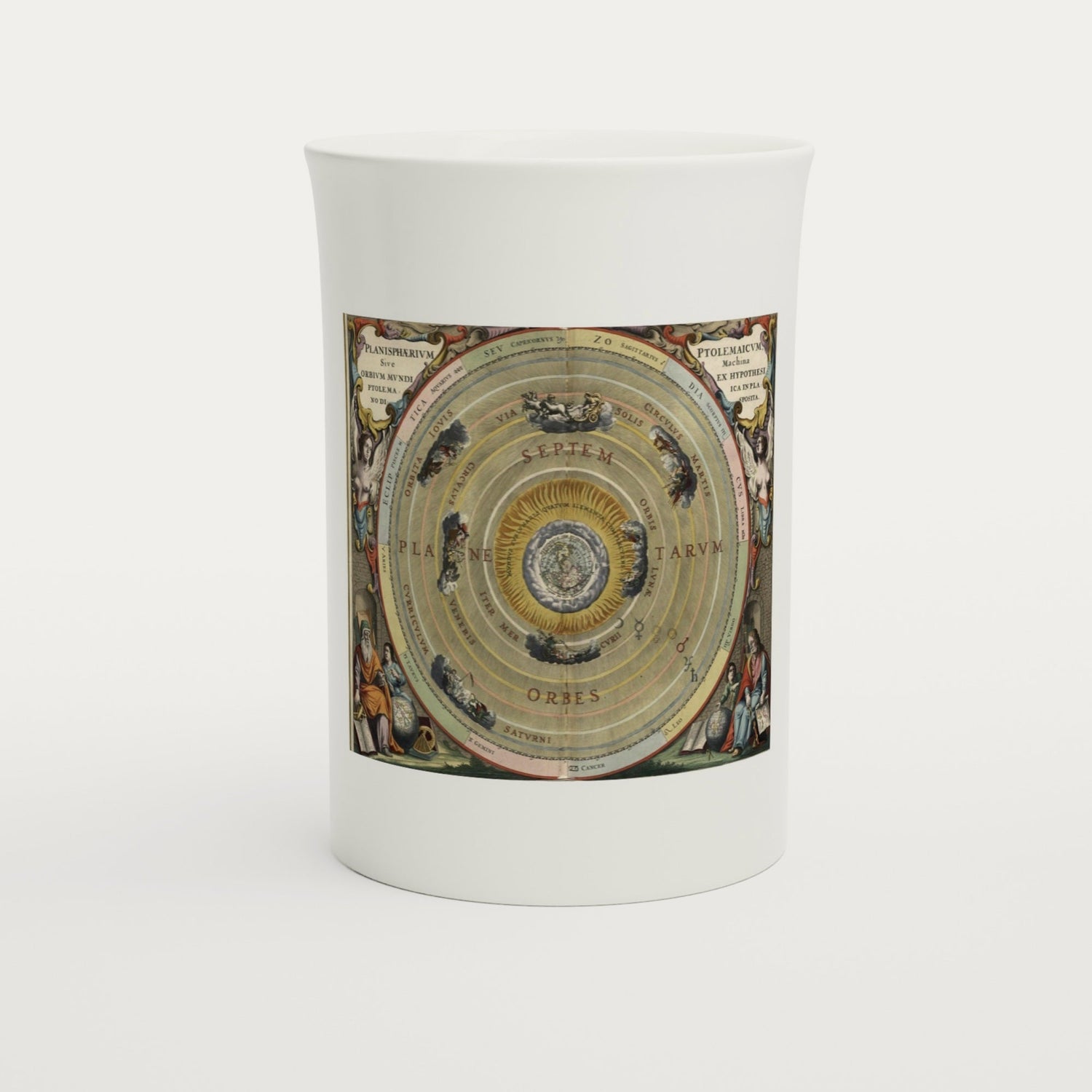 Sky & Cosmos – Tazzarte fine porcelain mug with Cellarius's Ptolemaic star chart, 1660