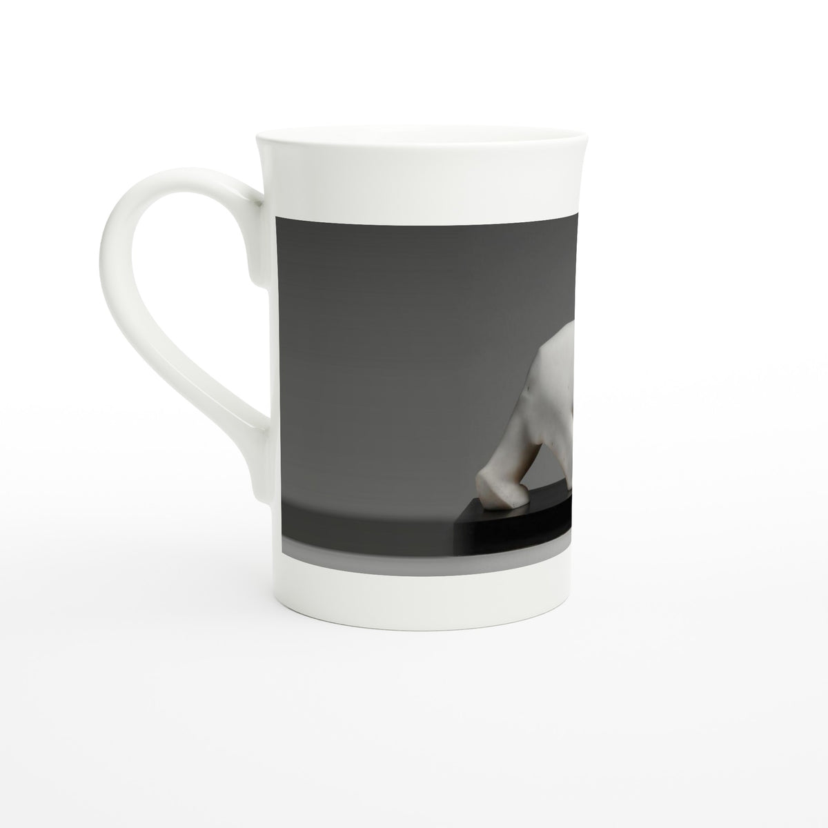 François Pompon – Ours blanc – Tazzarte fine porcelain mug, left side view