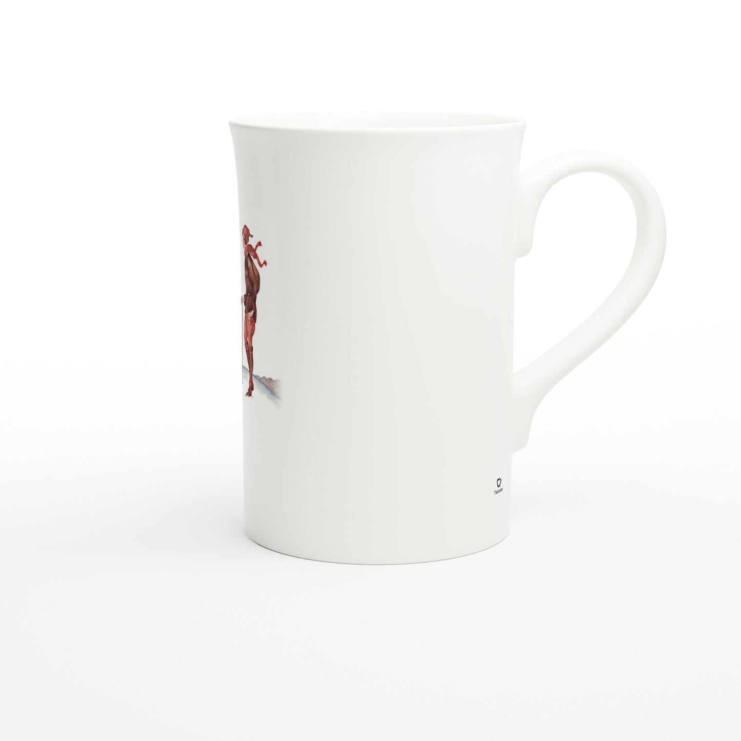 R. Rahl – Auf der Höhe – Tazzarte fine porcelain mug, right view with the Tazzarte mark