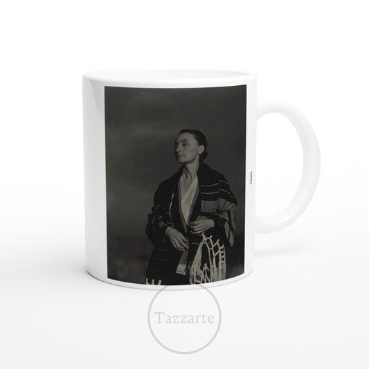 Georgia O'Keeffe Quote Mug - 'Best Woman Painter' Art Ceramic Mug with Iconic Portrait"