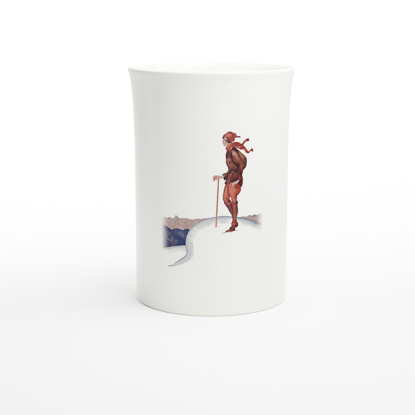 R. Rahl – Auf der Höhe – Tazzarte fine porcelain mug, front view