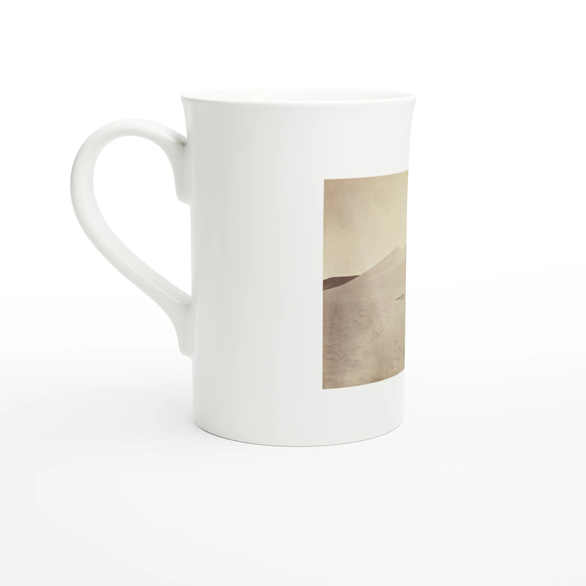 Timothy O'Sullivan – Sand Dunes, Carson Desert, Nevada, 1867 – Tazzarte fine porcelain mug, handle at left
