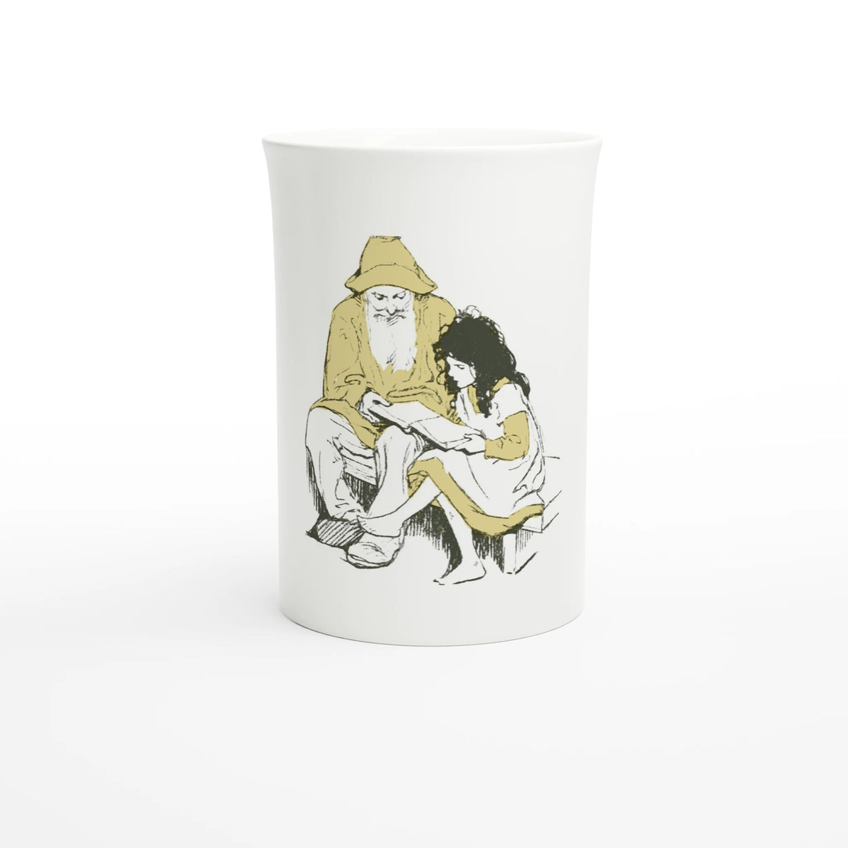 Jessie Willcox Smith, Heidi and Grandfather, 1922 – 10 oz fine porcelain art mug, front view