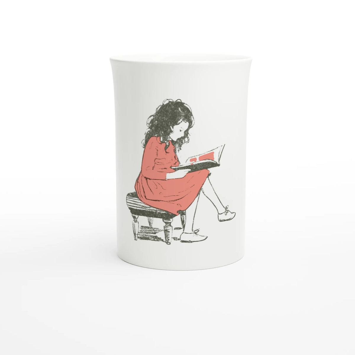 Jessie Willcox Smith, Heidi Reading, 1922 – 10 oz fine porcelain art mug, front view