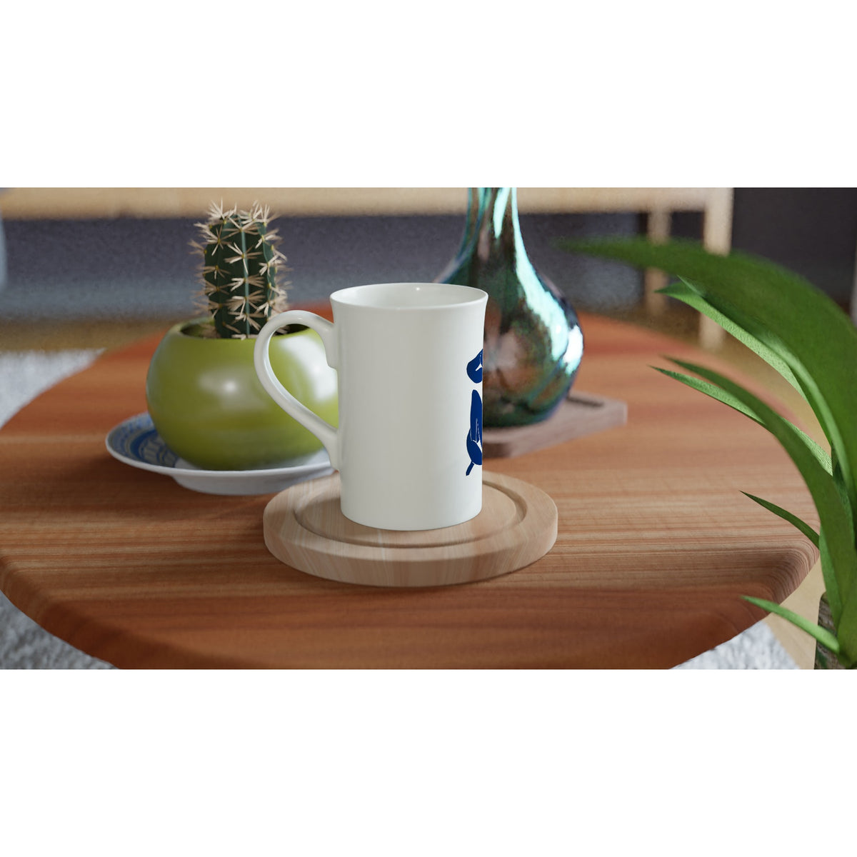 Henri Matisse – Blue Nude II – Tazzarte fine porcelain art mug in a table setting