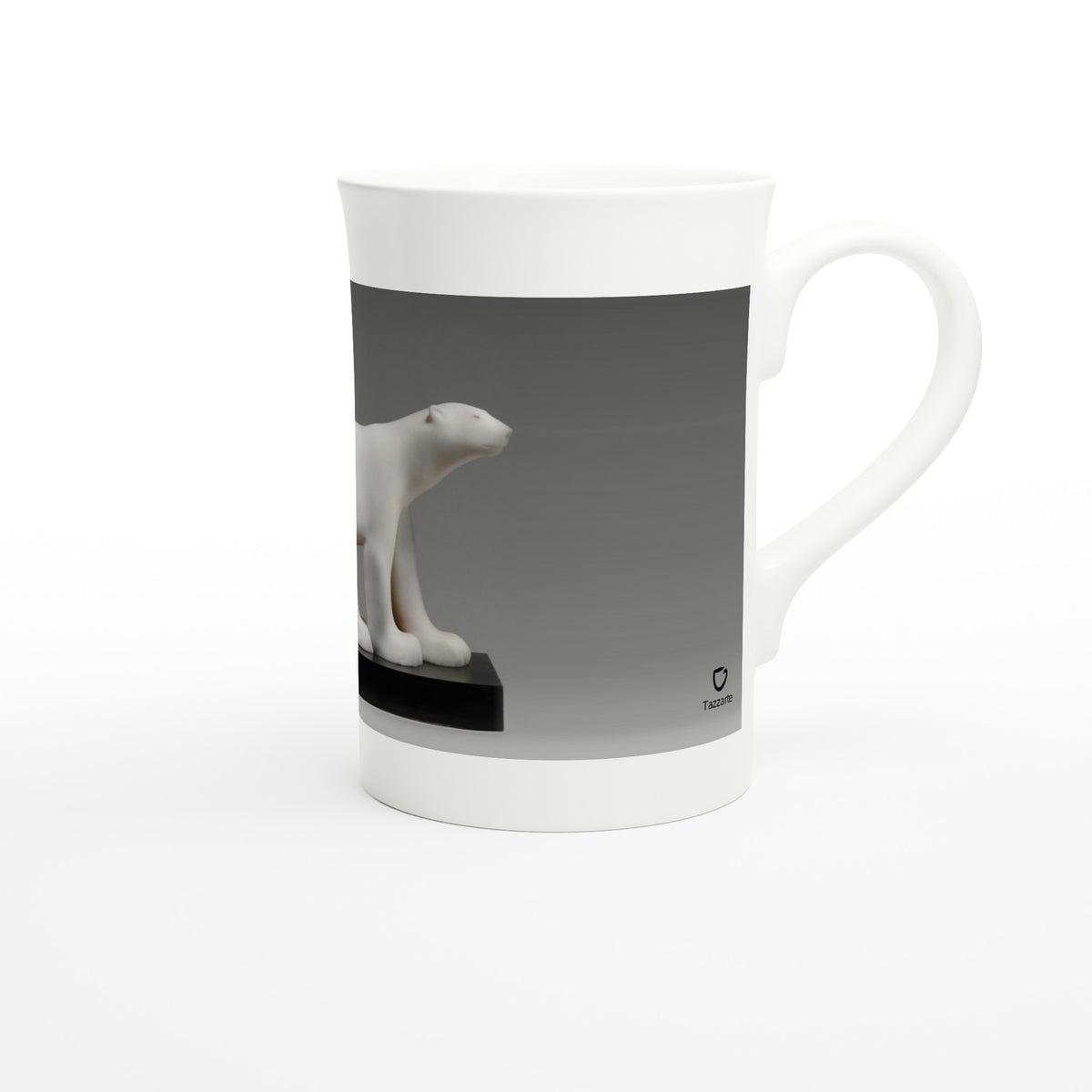 François Pompon – Ours blanc – Tazzarte fine porcelain mug, right side view
