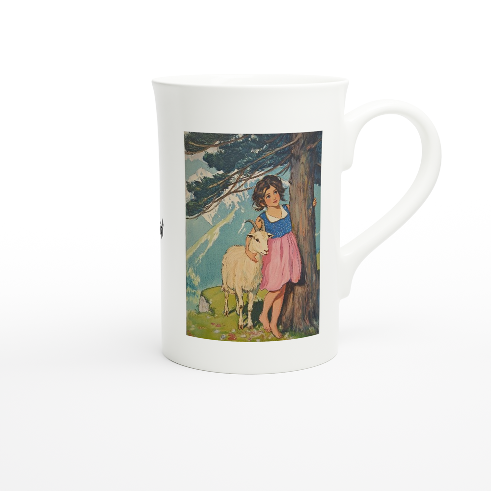 Heidi and Little Swan Mug – Tazzarte fine porcelain art mug