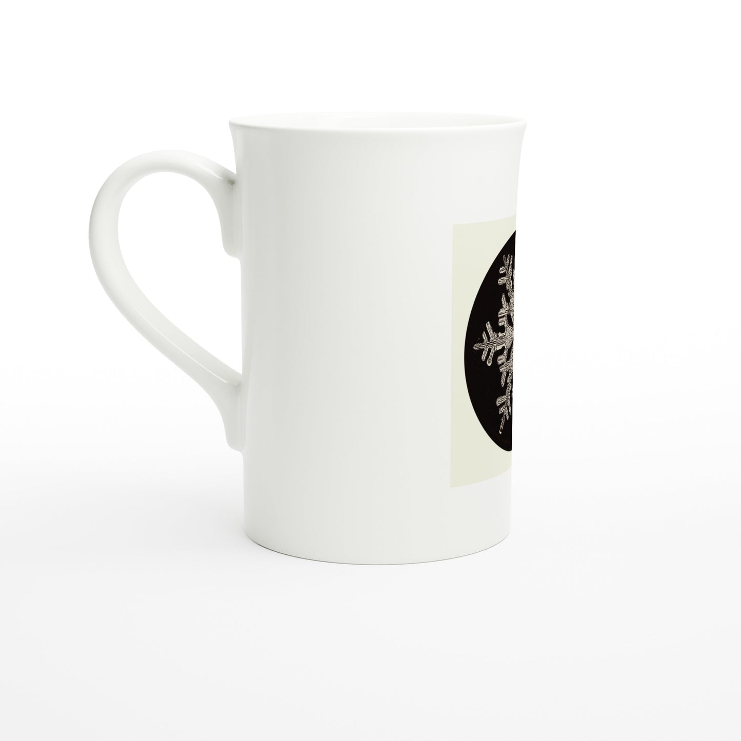 Tazzarte fine porcelain mug, left view
