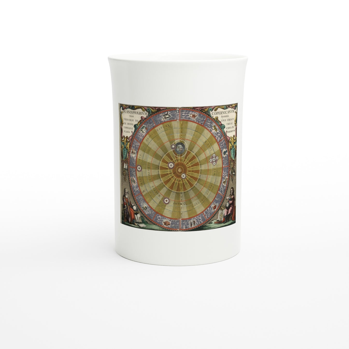 Andreas Cellarius, Planisphaerium Copernicanum 1661 – Tazzarte fine porcelain mug, front view