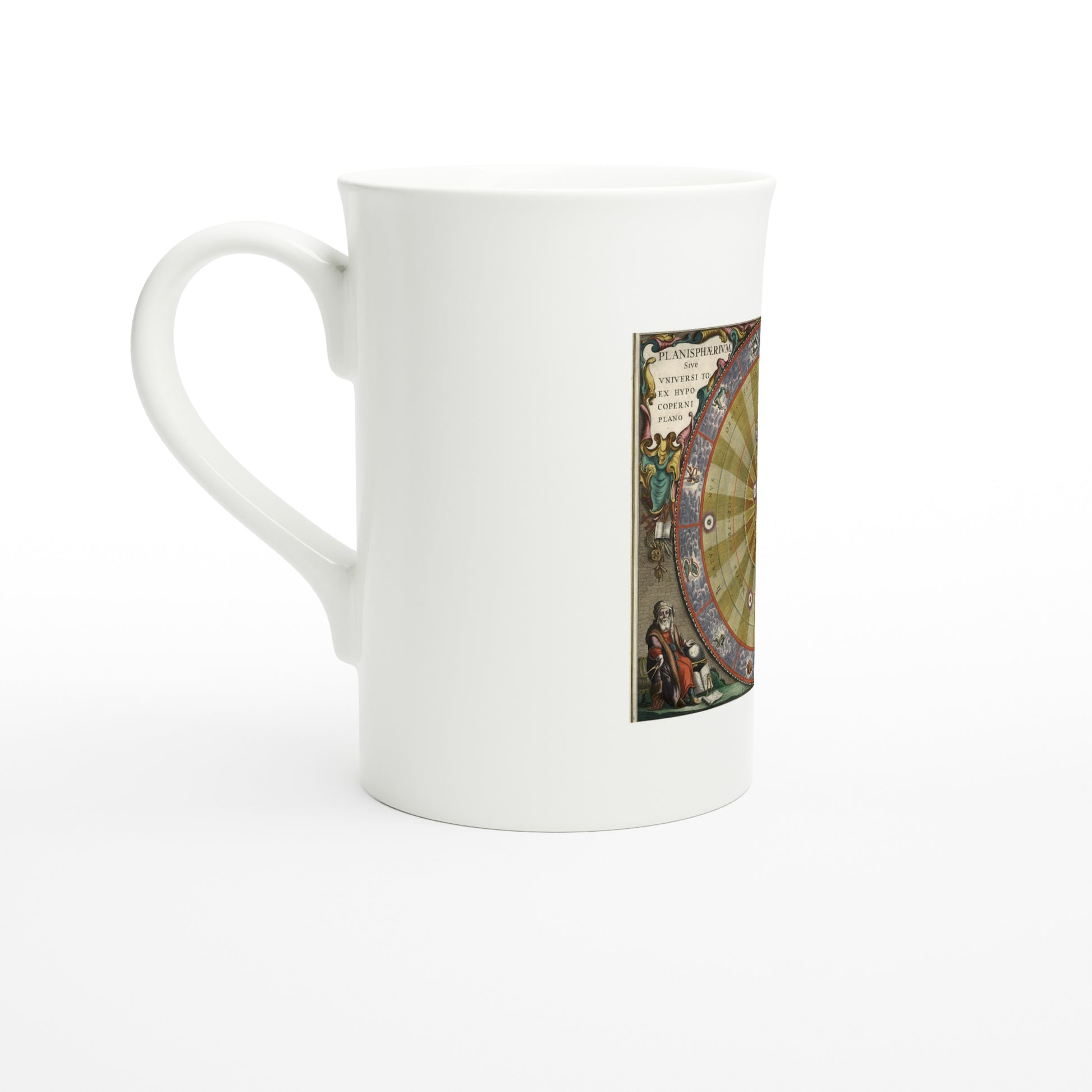Tazzarte fine porcelain mug, left view