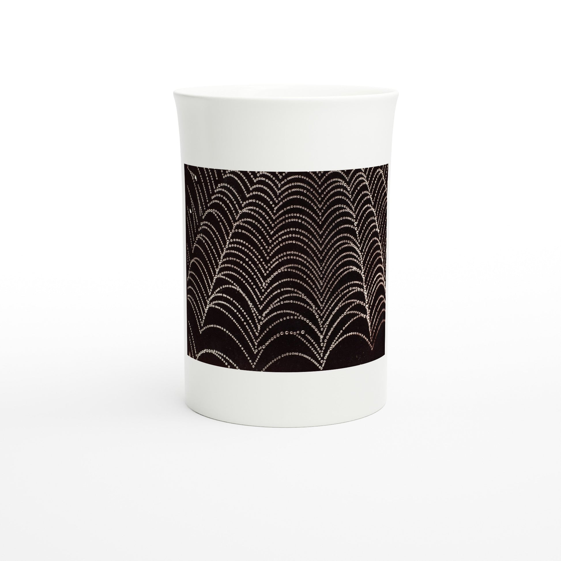 Wilson Bentley, Dew on a Spider Web, c. 1910 – Tazzarte fine porcelain mug, front view