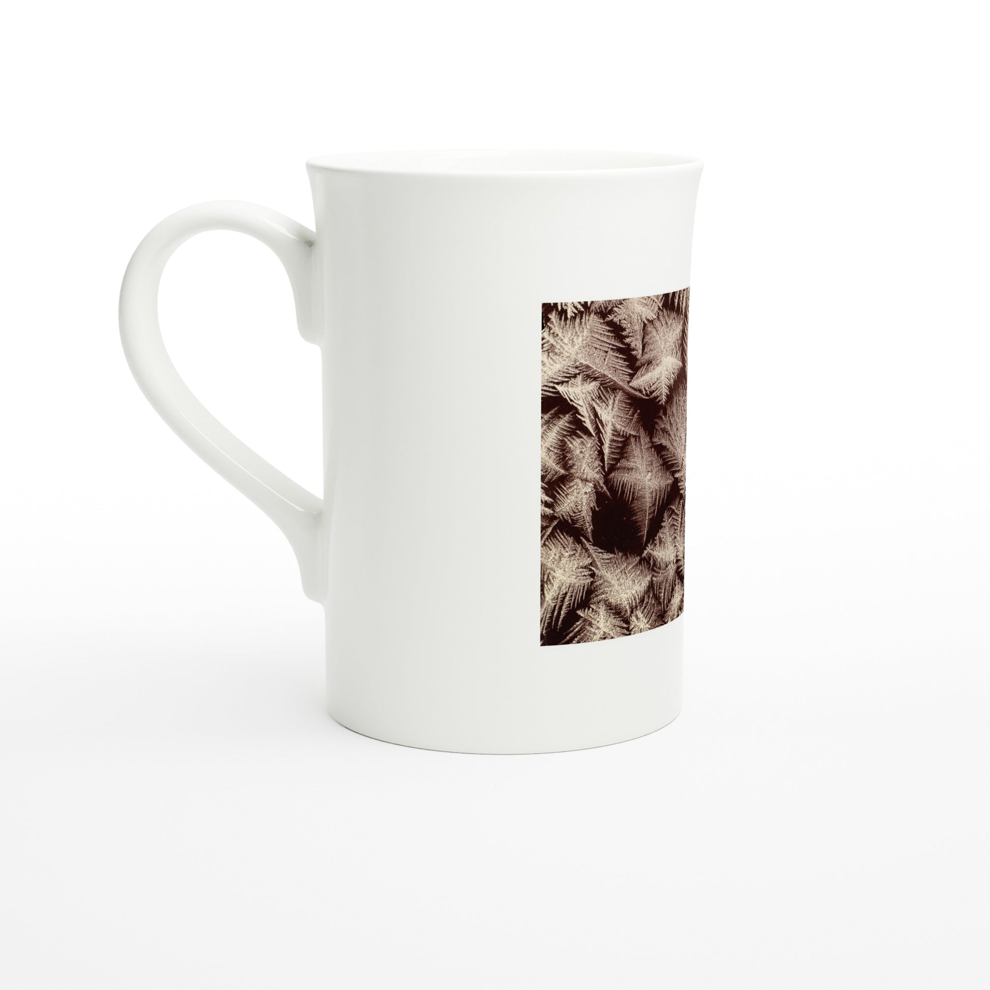 Tazzarte fine porcelain mug, left view