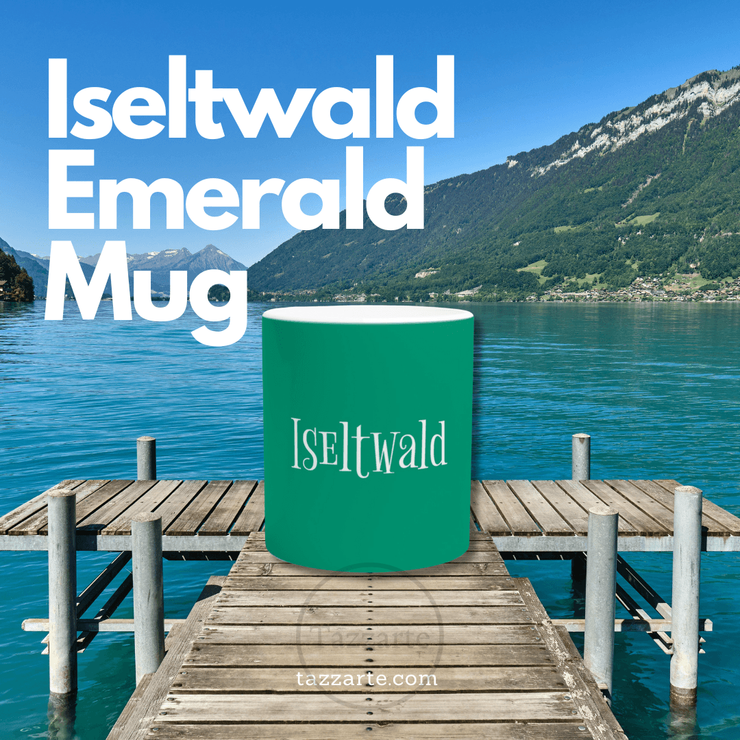 Iselwald Emerald Mug - "The Most Abundant Hue" Inspired by Lake of Brienz