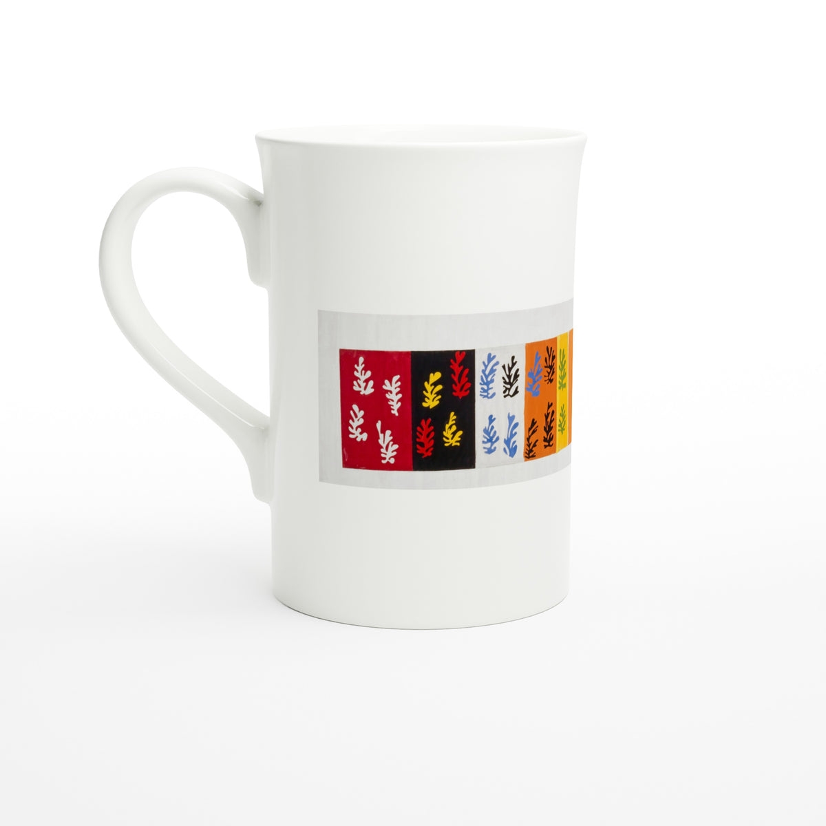 Tazzarte fine porcelain mug, left view