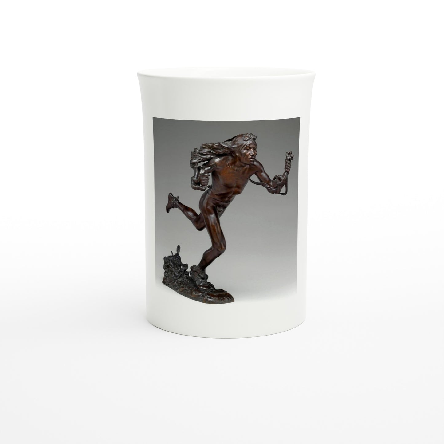 Hermon Atkins MacNeil – The Moqui Prayer for Rain, 1895 – Tazzarte fine porcelain mug, front view