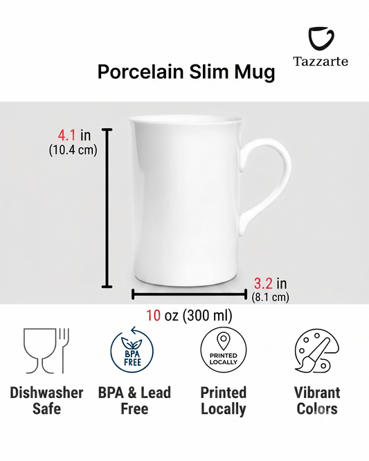 Porcelain Mug Infographic