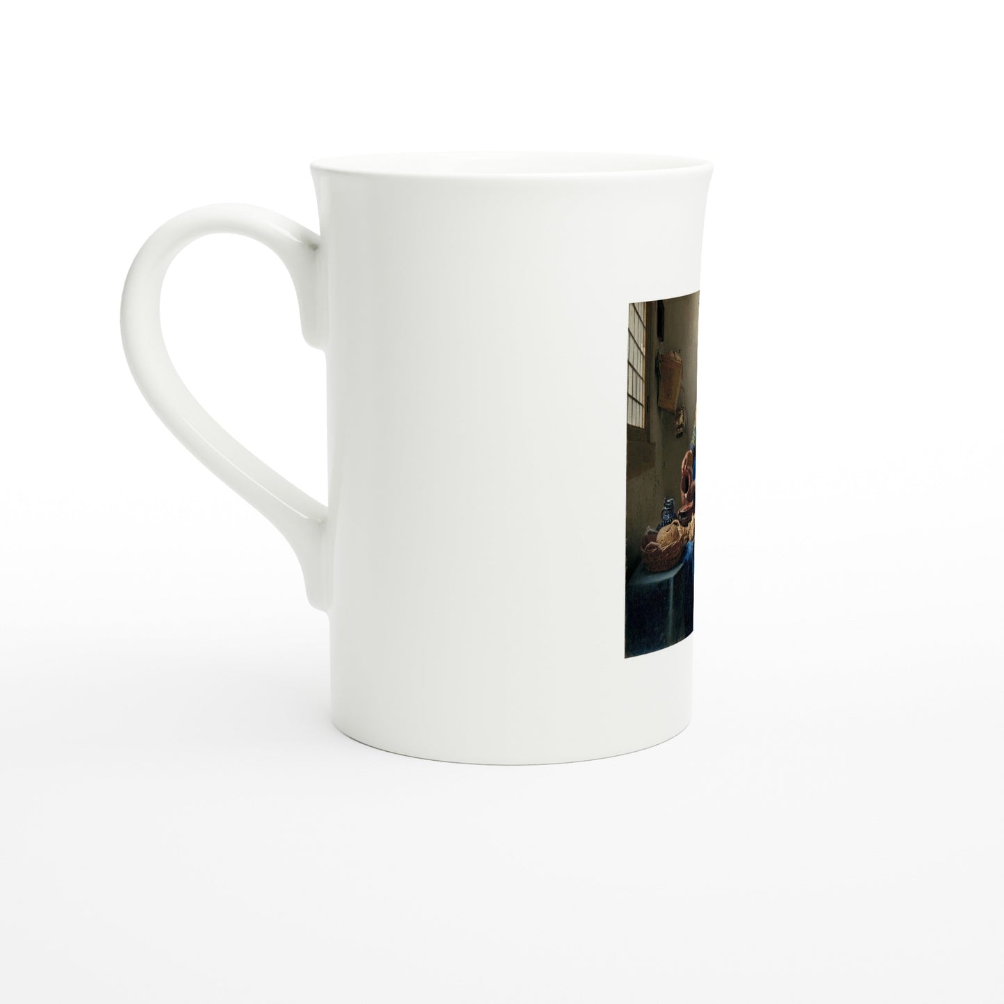 Tazzarte fine porcelain mug, left view