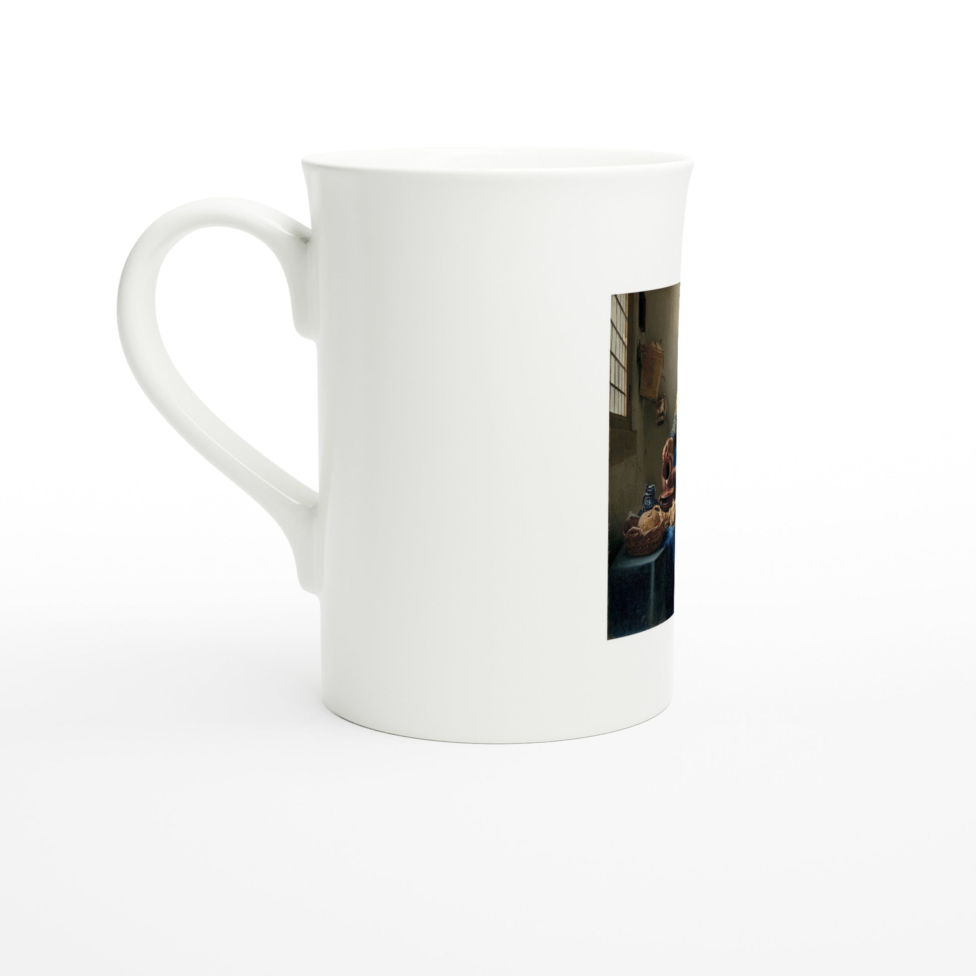 Tazzarte fine porcelain mug, left view