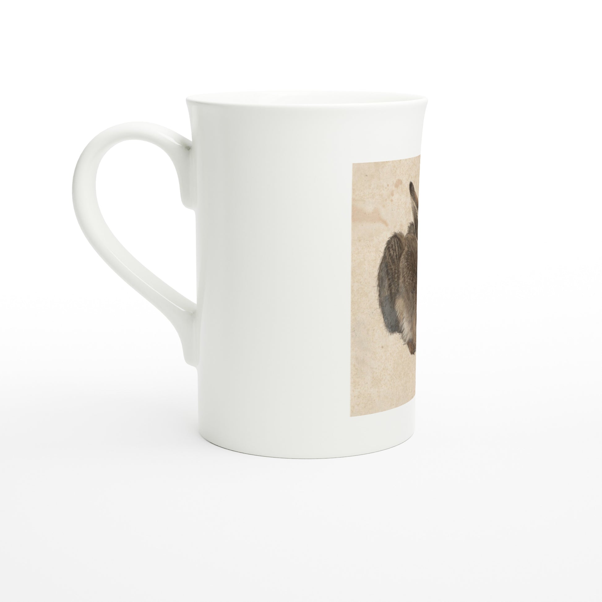 Tazzarte fine porcelain mug, left view