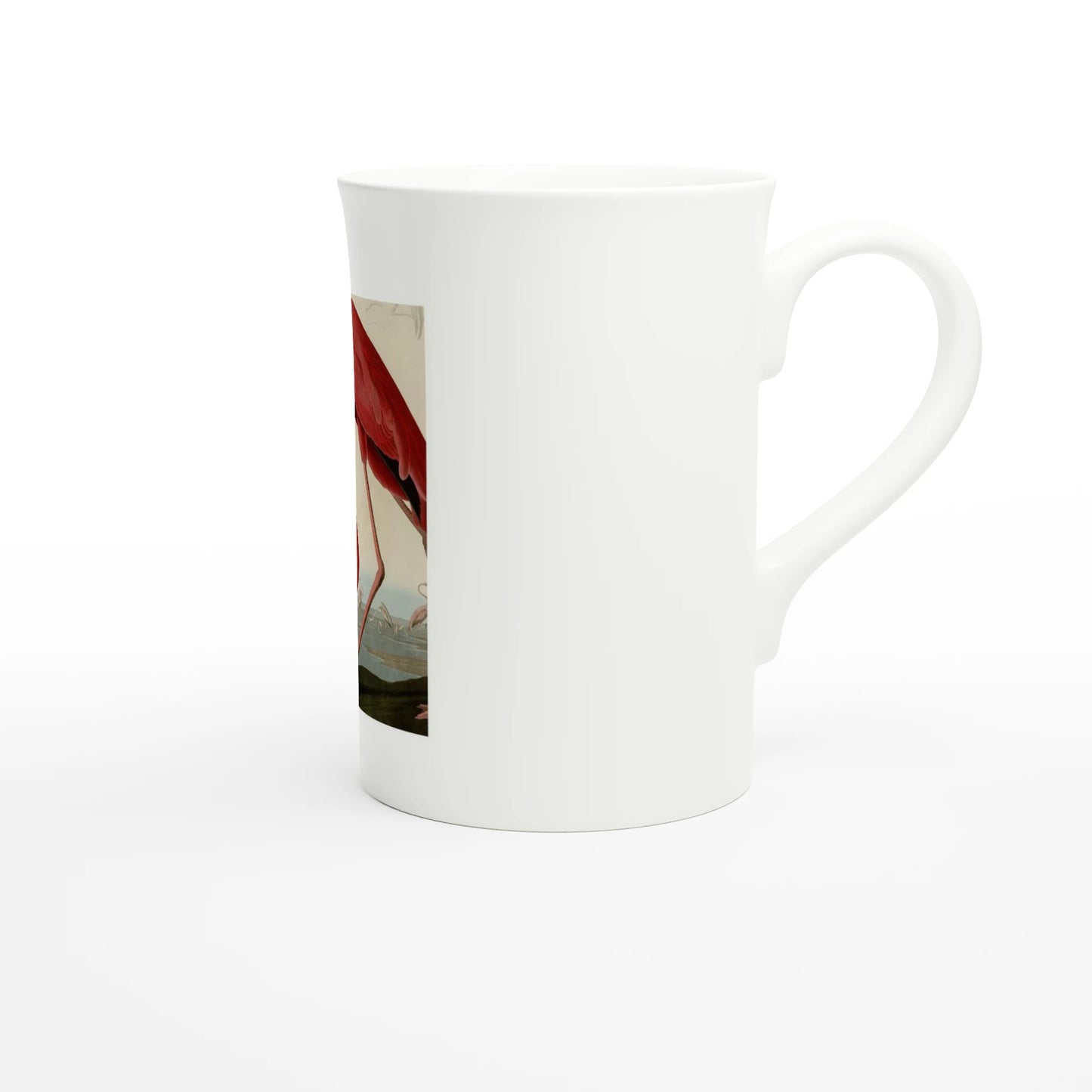 Tazzarte fine porcelain mug, side view
