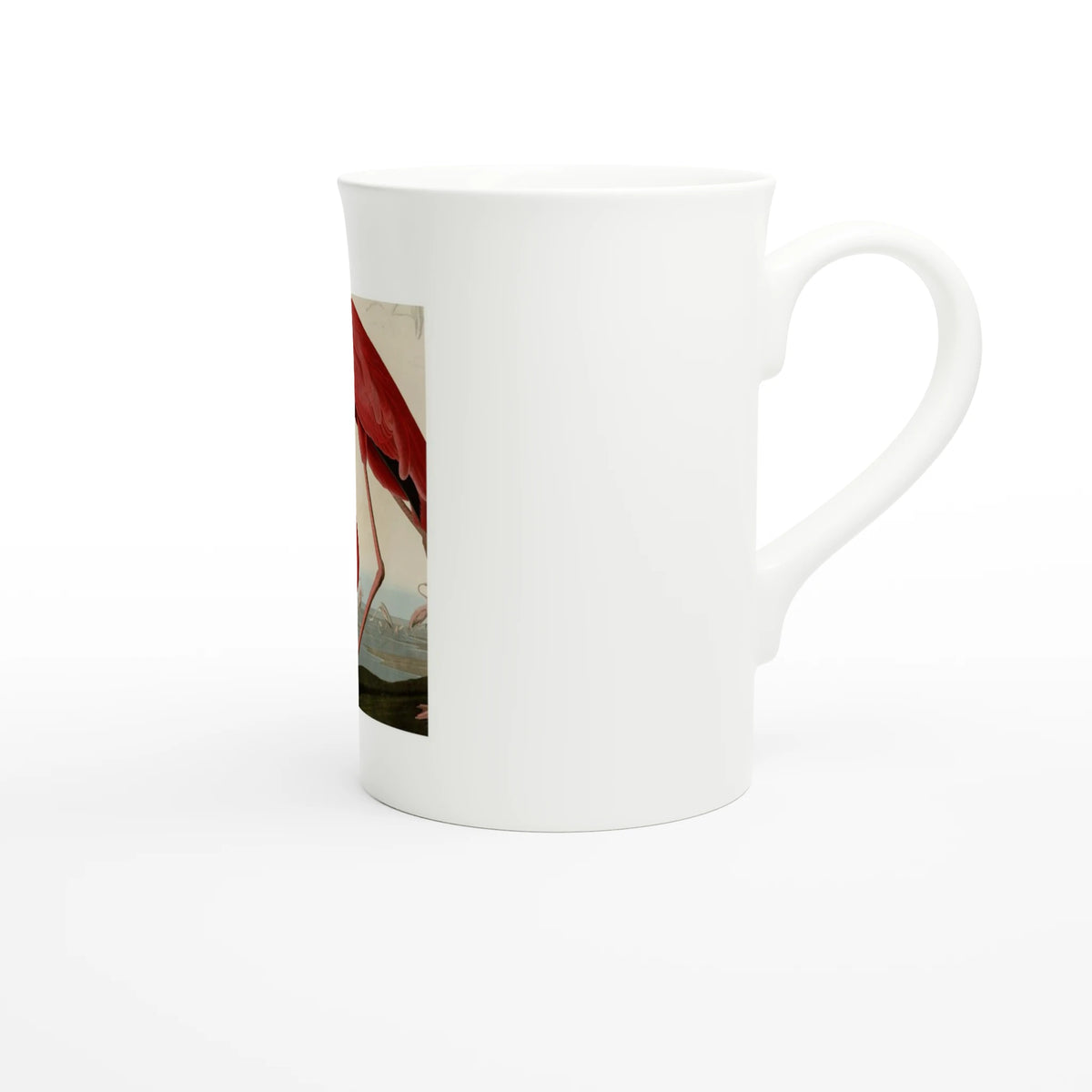 Tazzarte fine porcelain mug, side view