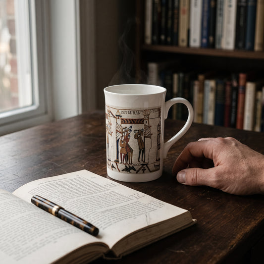 Bayeux Tapestry – Halley's Comet 1066 Mug – detail view