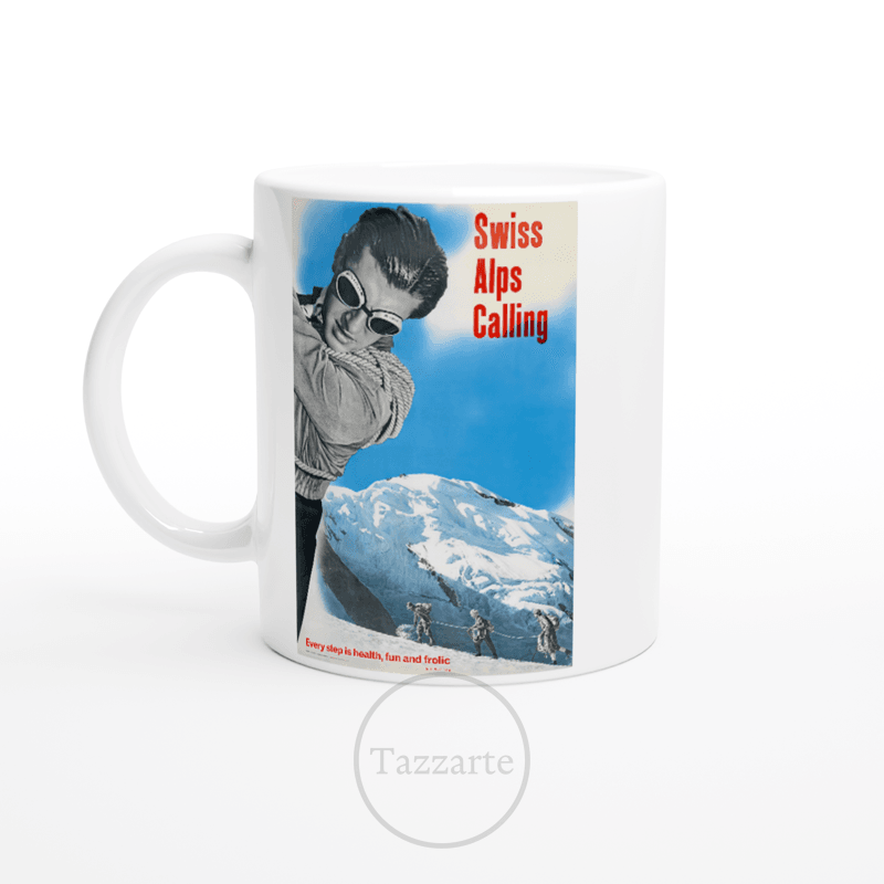 Swiss Alps Calling Mug, Perfect Gift for Adventurers