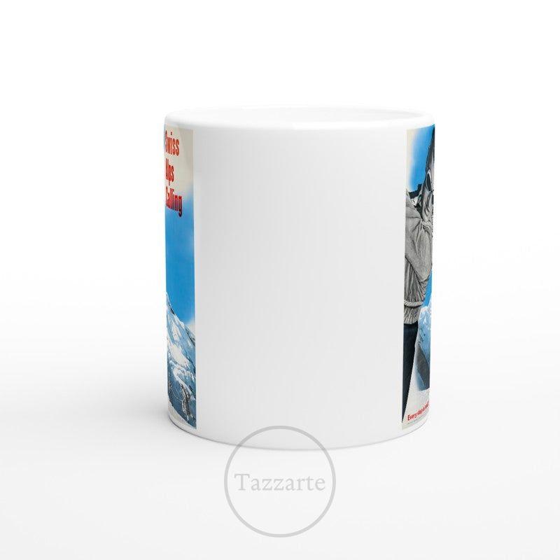 Swiss Alps Calling Mug, Perfect Gift for Adventurers