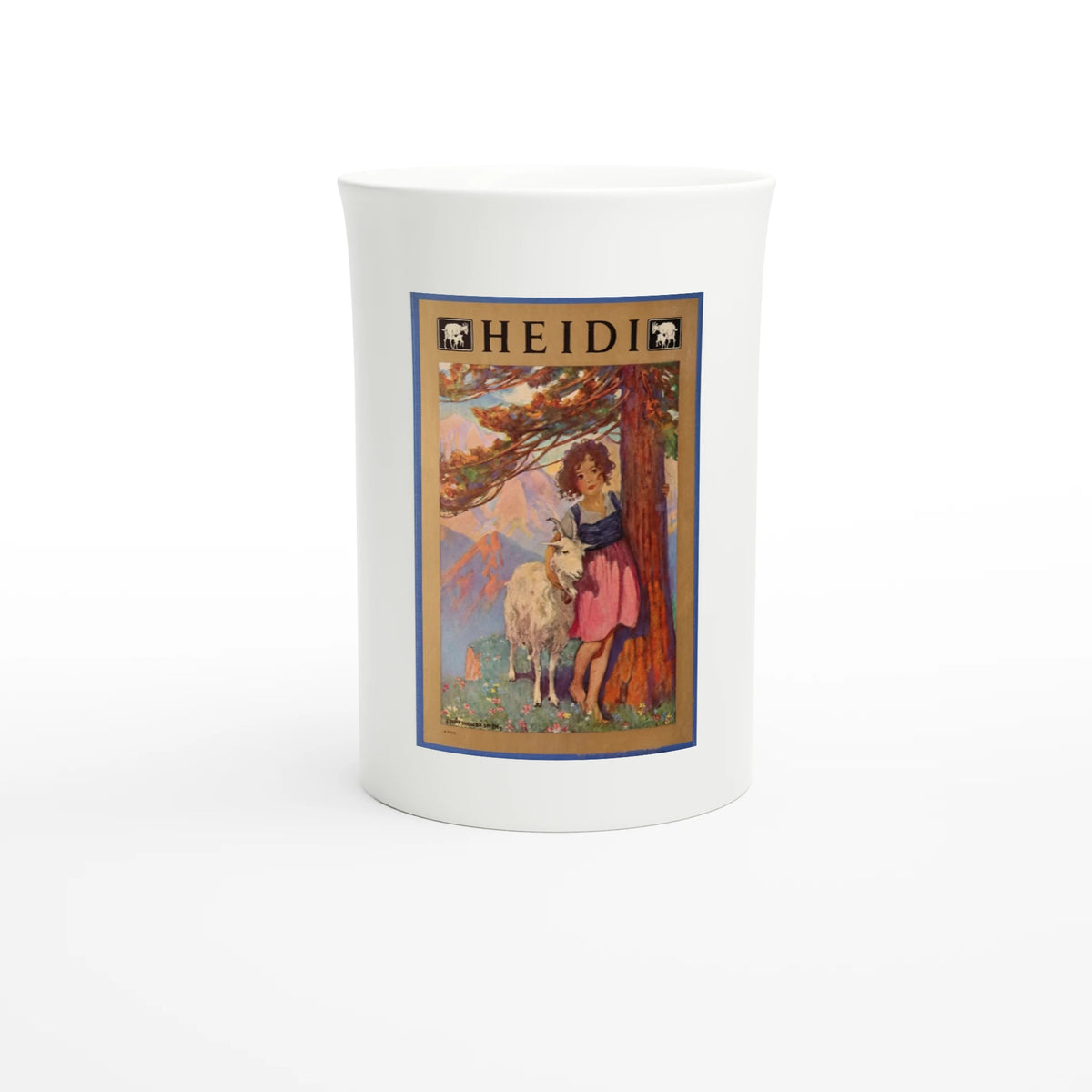 Jessie Willcox Smith, Heidi, cover of the 1922 edition – 10 oz fine porcelain art mug, front view
