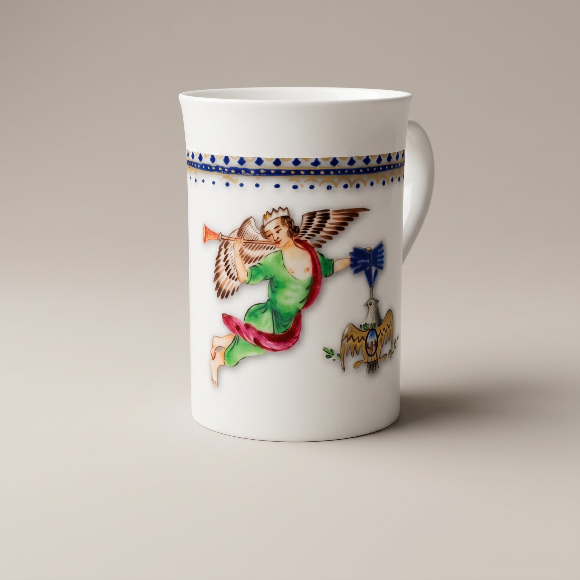 George Washington's Coffee Cup – Society of the Cincinnati, 1784 – Tazzarte fine porcelain art mug